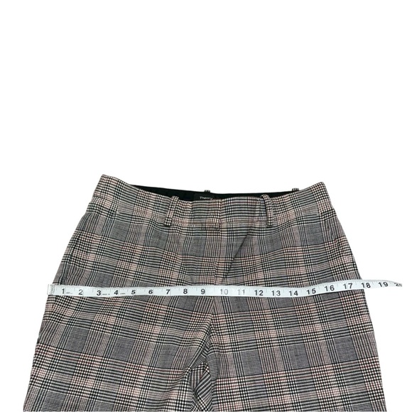 Theory Trecca Plaid Pants Size 4 | Slim Tailored Fit Career Trousers - Picture 6 of 10